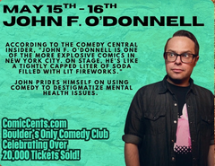 Boulder - Comic Cents Show Friday, May 15